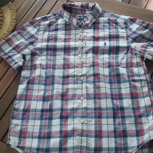 Ralph Lauren Boys Short Sleeve Button Down - Picture 2 of 6